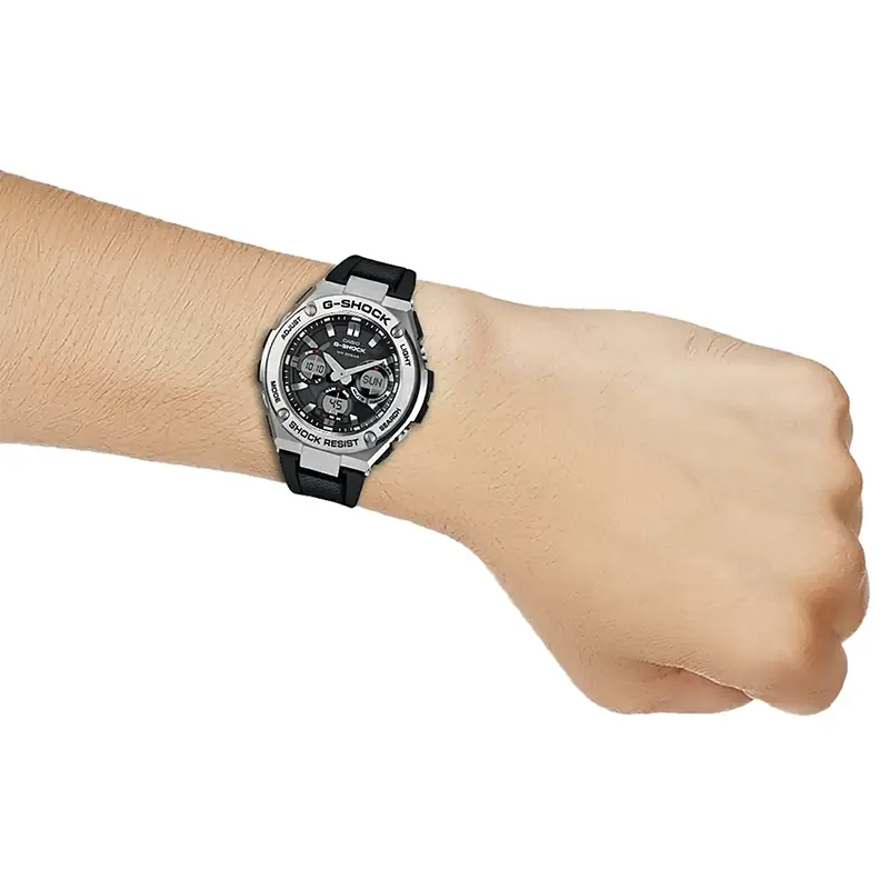 Casio G-Shock GST-S110-1A G-Steel Black Dial Men's Watch